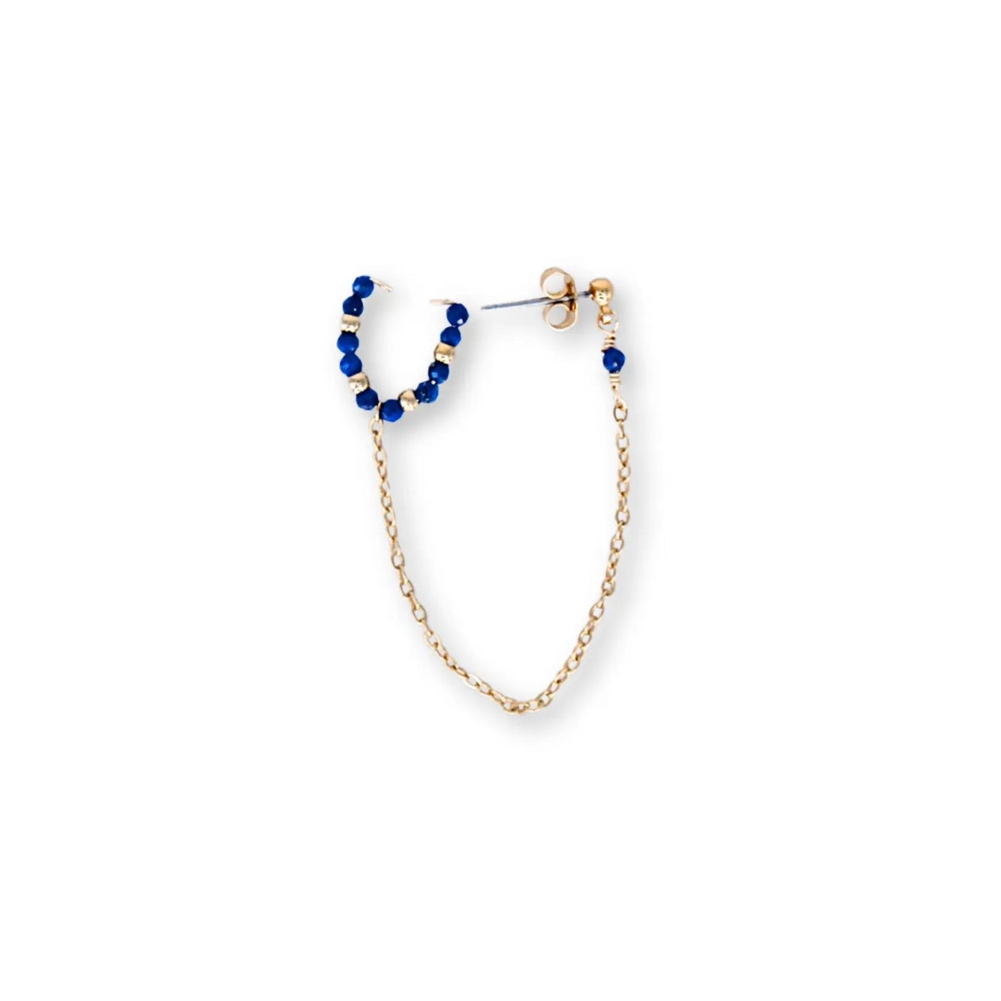 Aretes Astra en chapa de oro elegante