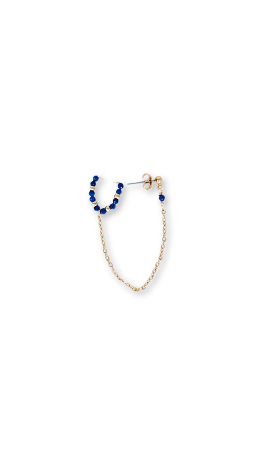 Aretes Astra en chapa de oro elegante