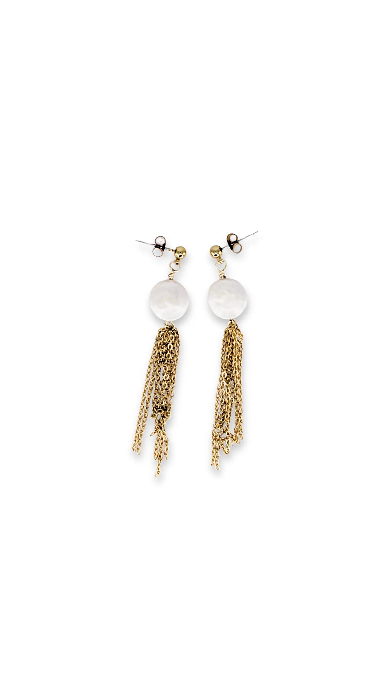 Aretes Sorin con cadenas colgantes