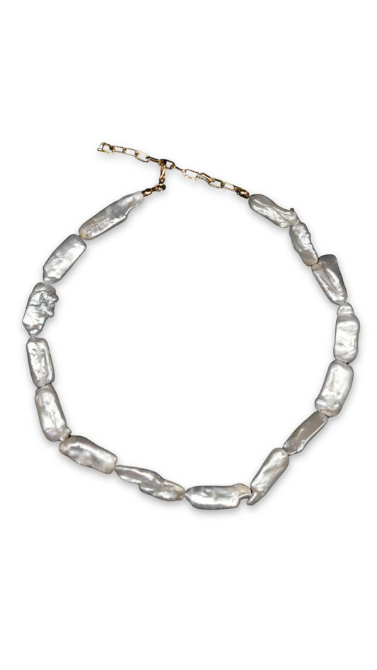 Collar Alquimia con perla Biwa 