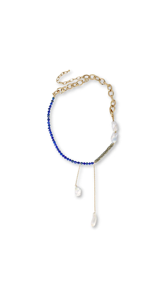 Collar Kassia con perlas barrocas