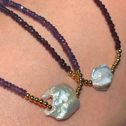 Collar de piedras naturales