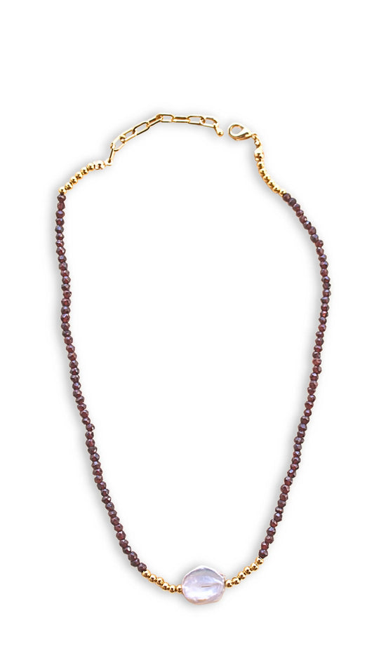 Collar con piedras naturales
