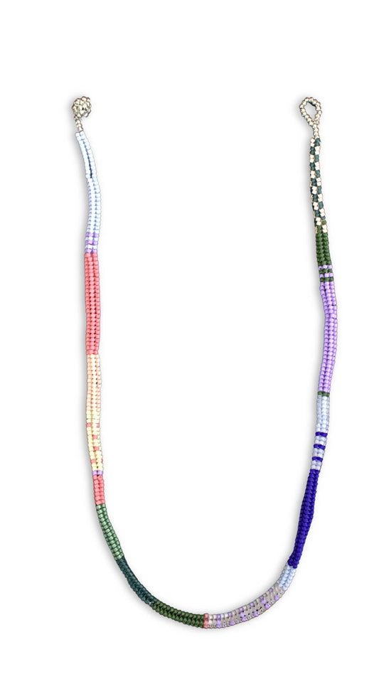 Collar ananta con cristal miyuki