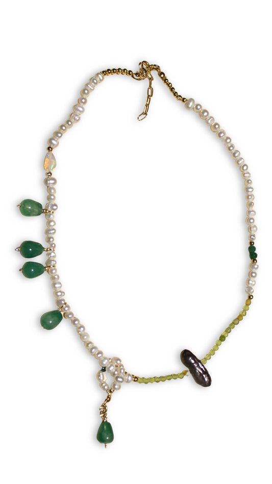 Collar Odesa con piedras naturales