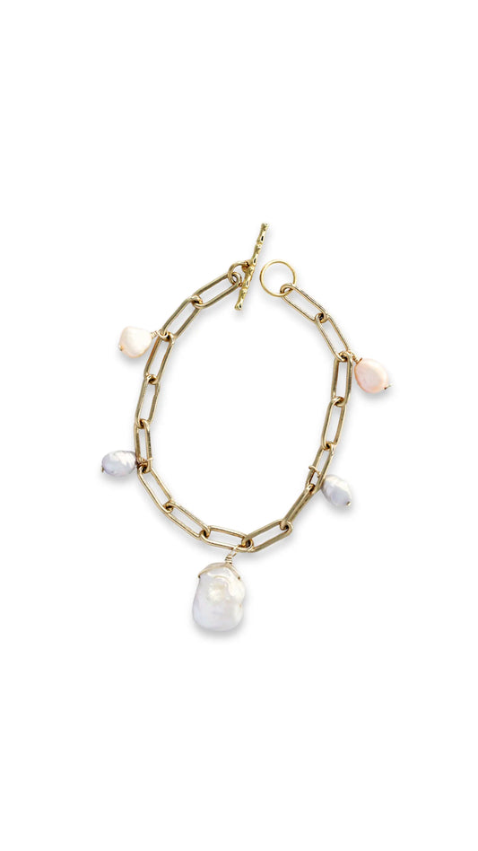 Pulsera Amaris con perlas naturales