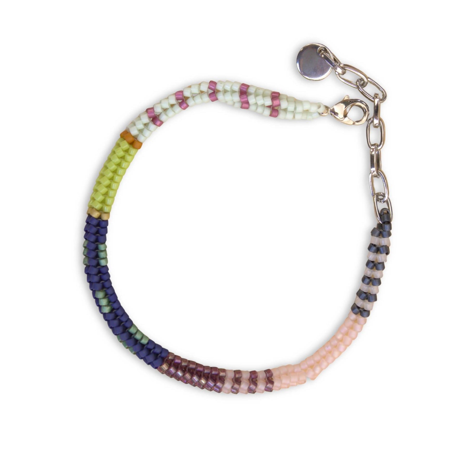 Pulsera Ananta tejida con miyuki cristales japoneses — URi Atelier