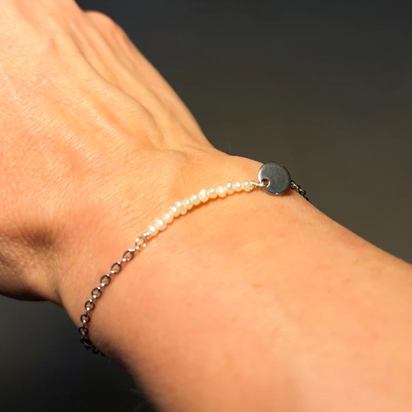 Pulsera Elara con perlas