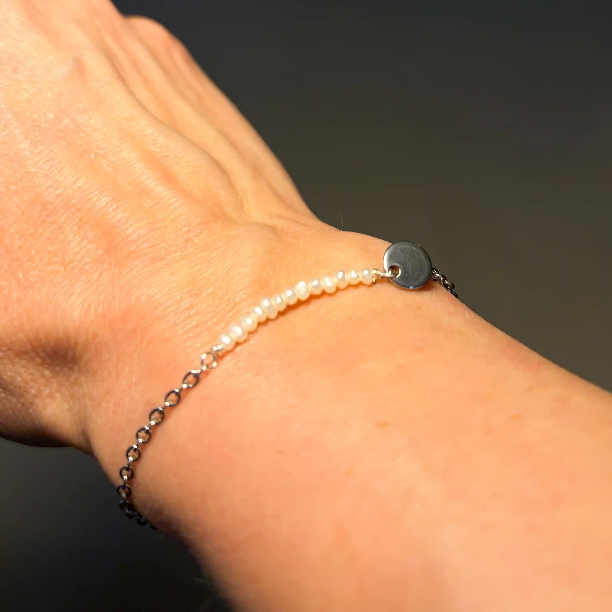 Pulsera Elara con perlas