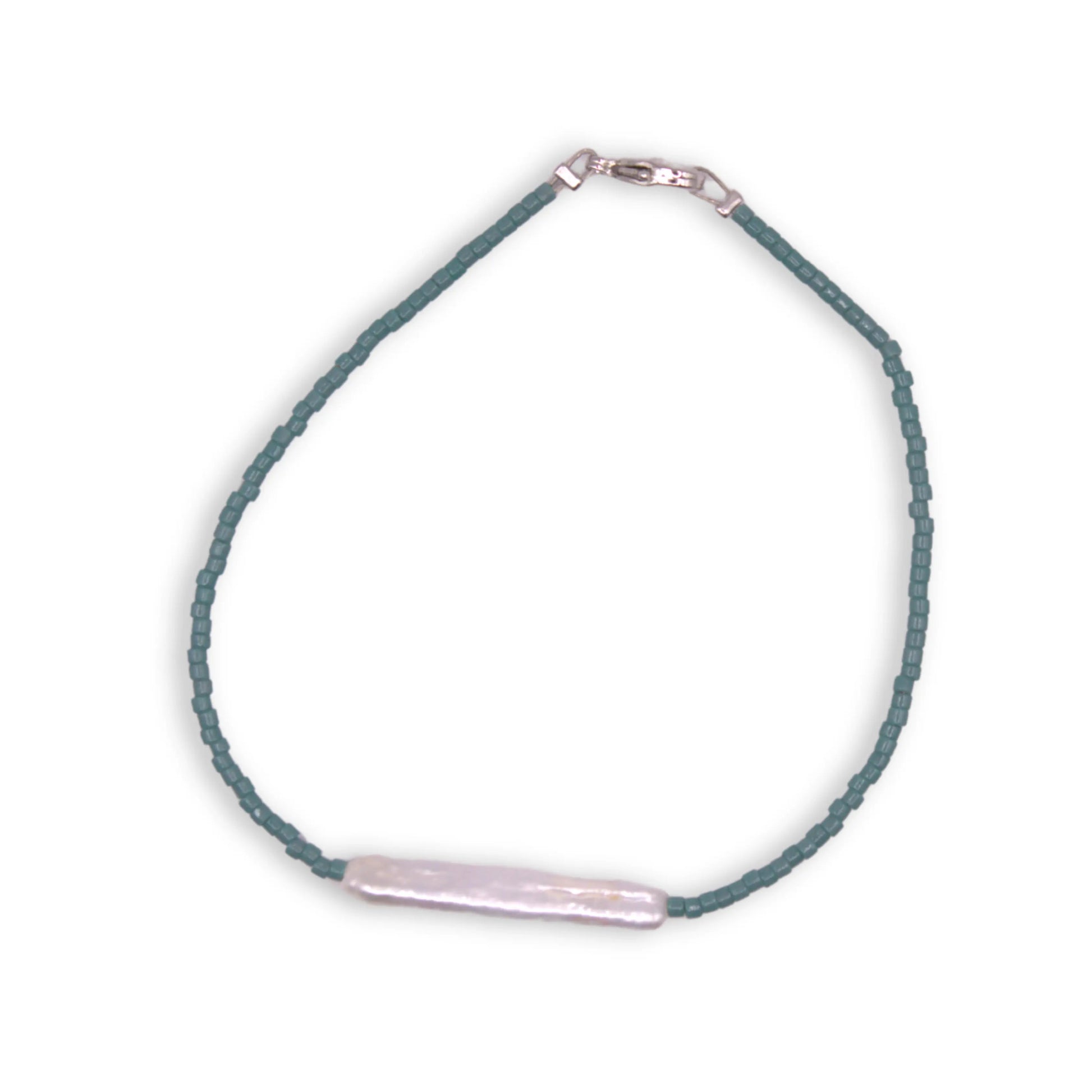 Pulsera Izara con miyuki cristales japoneses y chapa de oro 18k — URi Atelier